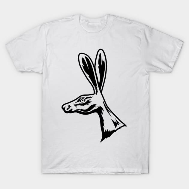 Dark Hare T-Shirt by SWON Design